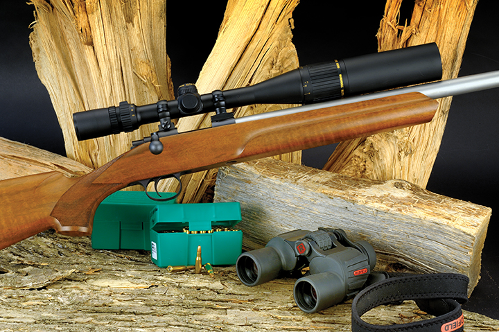 In the past, Cooper Arms had made rifles for many of the vintage varmint cartridges. This one was a single-shot rifle in the 218 Mashburn Bee with a target-type barrel, beavertail forearm and select wood.